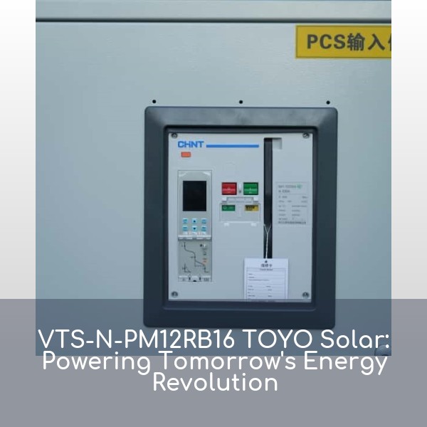 VTS-N-PM12RB16 TOYO Solar: Powering Tomorrow's Energy Revolution